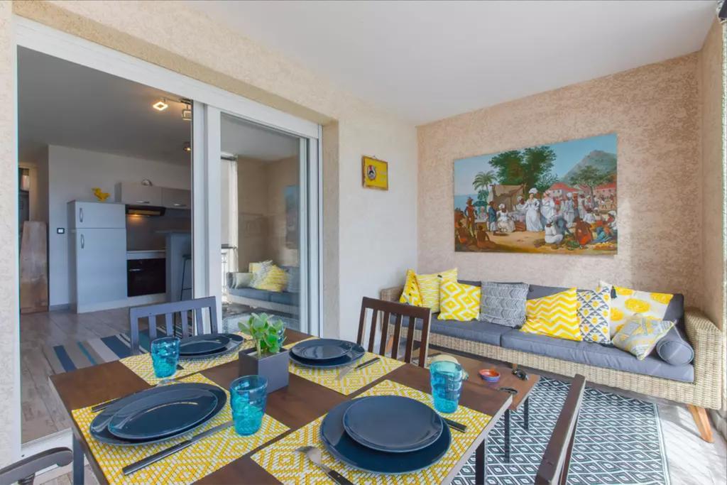 Le Petrel Blanc - Appartement Sur La Plage De La Souris Blanche Trois Bassins Екстериор снимка